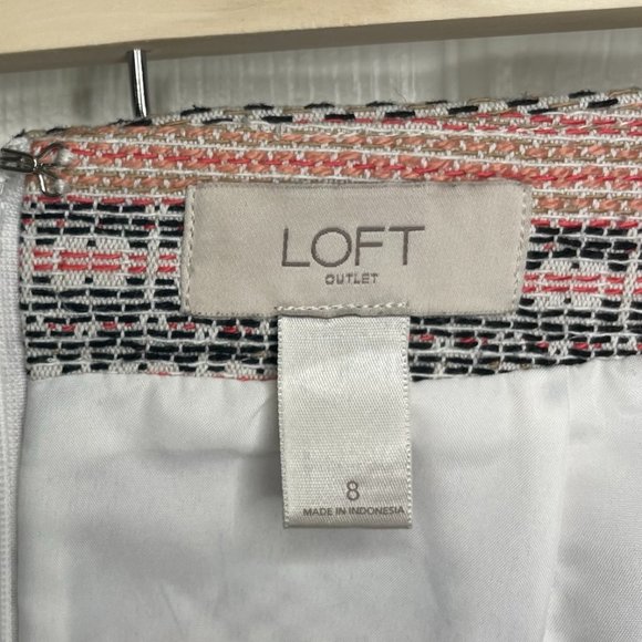 Ann Taylor Loft Pink Twill Skirt - Picture 3 of 3